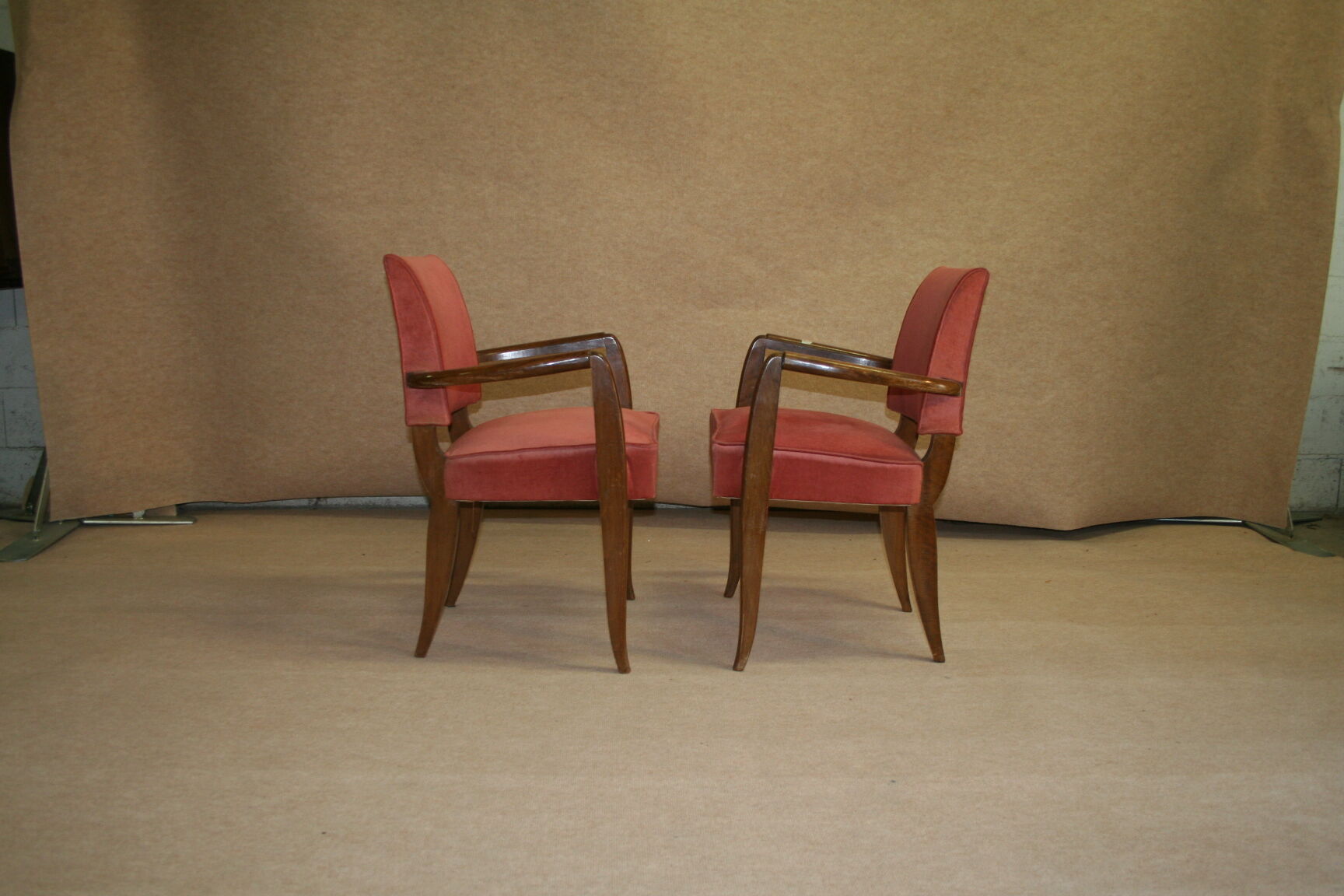 Pair of 50s club Armchair