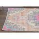 Vintage Turkish Oushak Handmade Wool Cotton Orange Area Rug 99x192