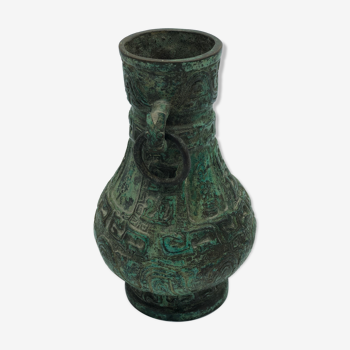 Bronze vase, probably from the Zhou Dynasty.