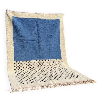 Handmade pure wool rug with colourful patterns 1.5/2.5 m