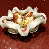 All Fruits glass bowl from Murano by Dino Martens with gold flecks 1960s