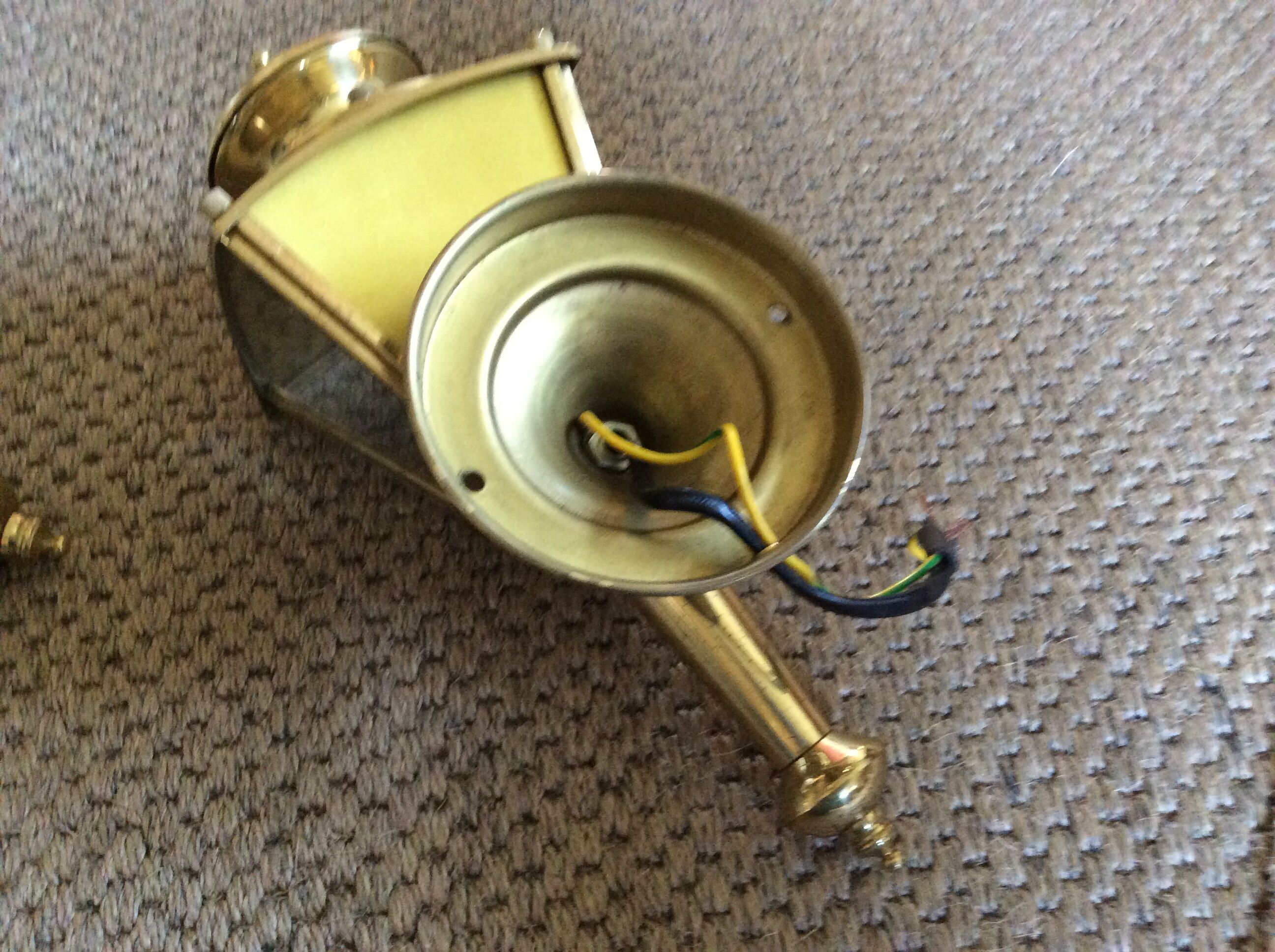 Pair of lantern sconces