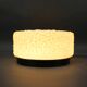 Textured milky glass ceiling light from the mid-century, Czechoslovakia, 1960s.