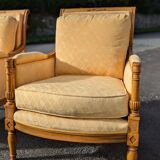 Pair of Directoire style armchairs