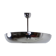 Functionalist chrome Pendant UFO by Josef Hurka for Napako, 1930s