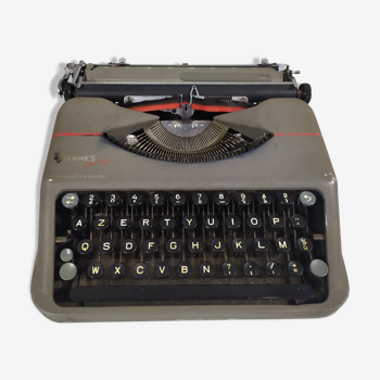 Machine à écrire " hermes baby " suisse clavier azerty