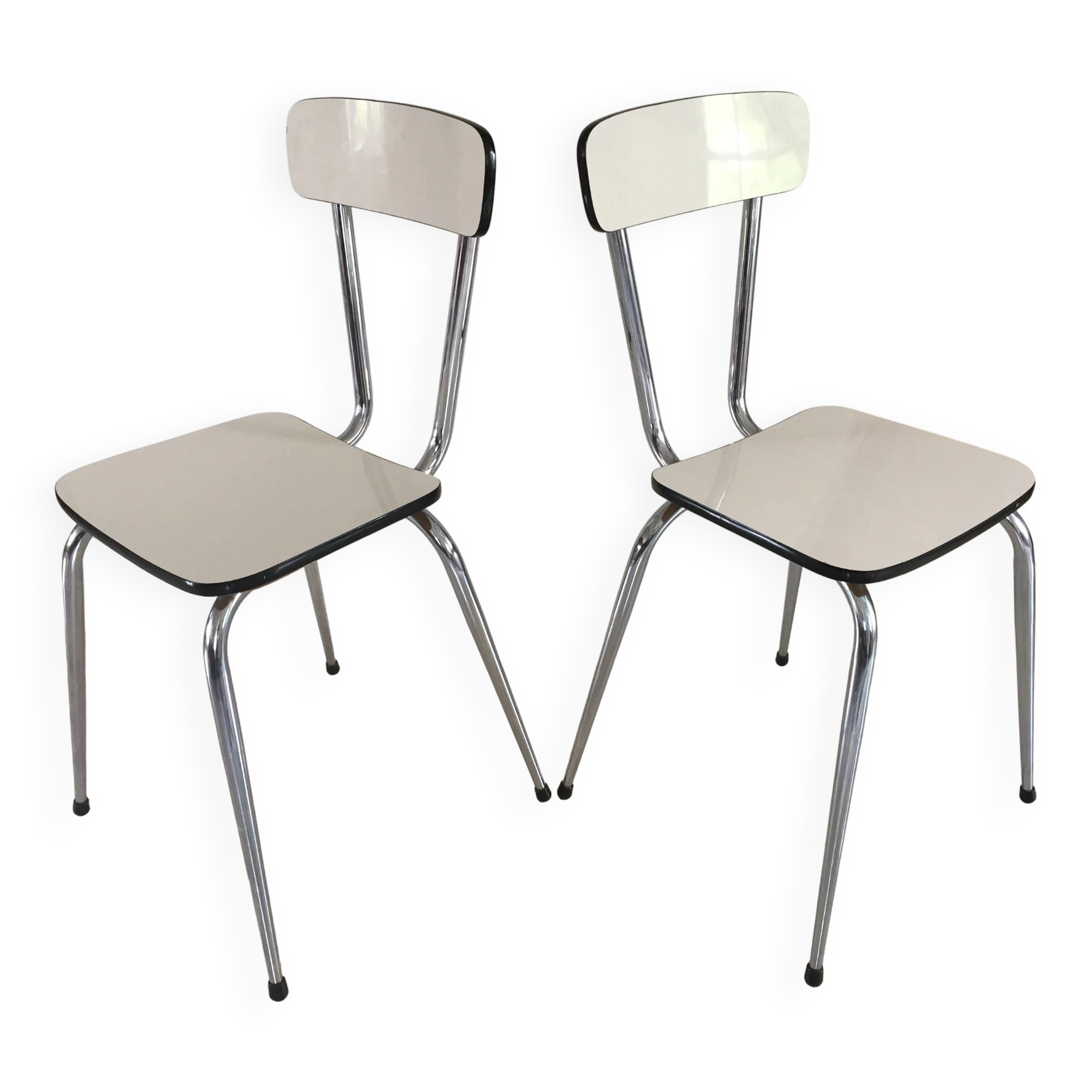 Pair of VINTAGE Formica CHAIRS