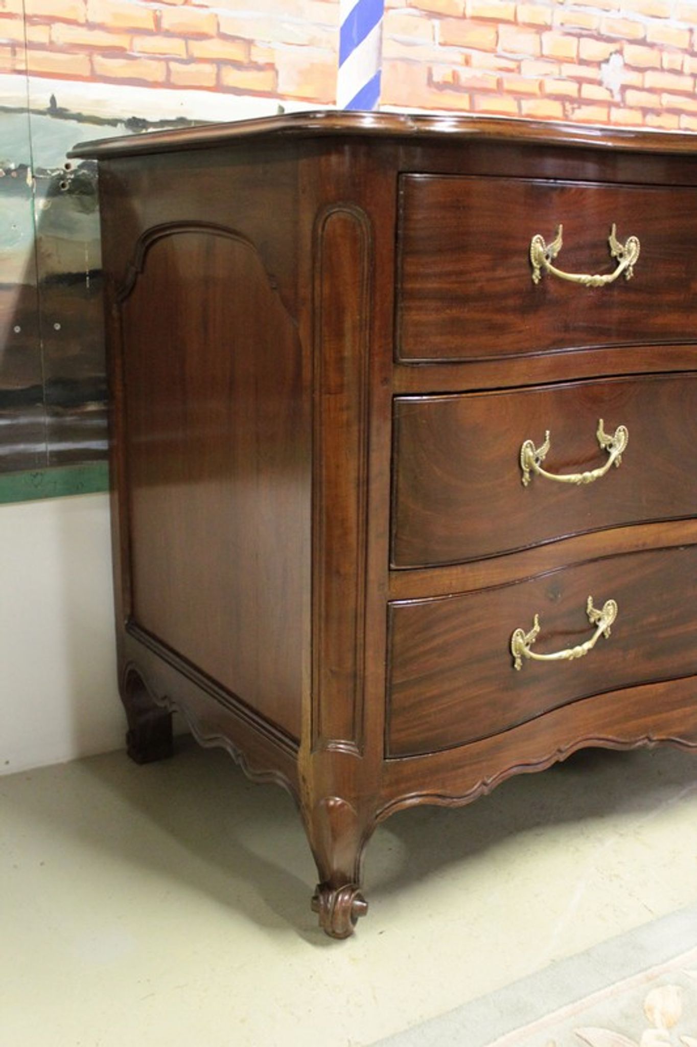 Dresser Louis XV mahogany 18th