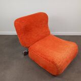 Vintage orange fireside chair