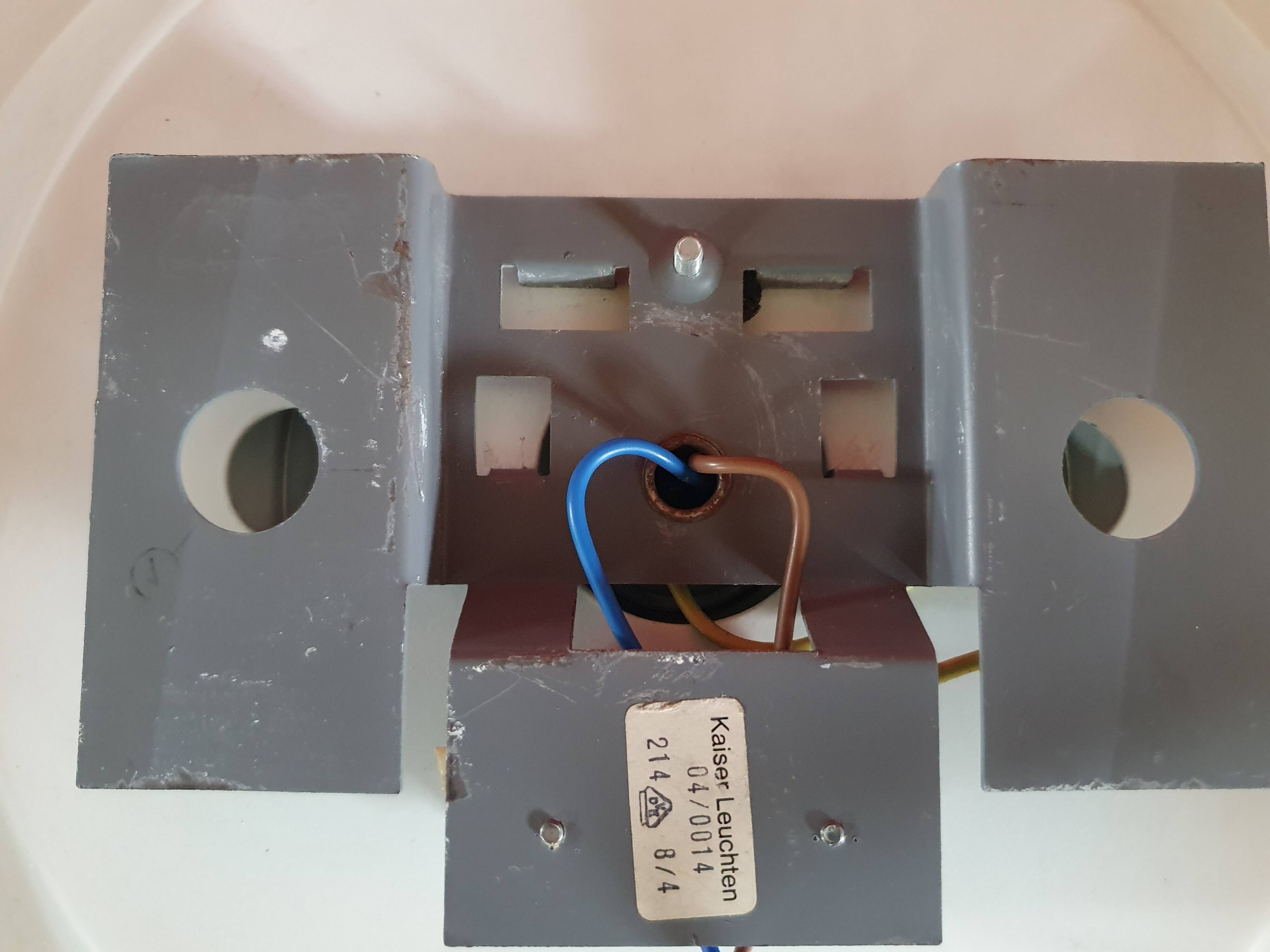 Space-age wall light Kaiser Leuchten design by Klaus Hempel