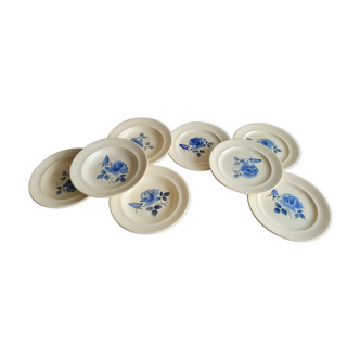 Set de 8 assiettes Digoin Sarreguemines