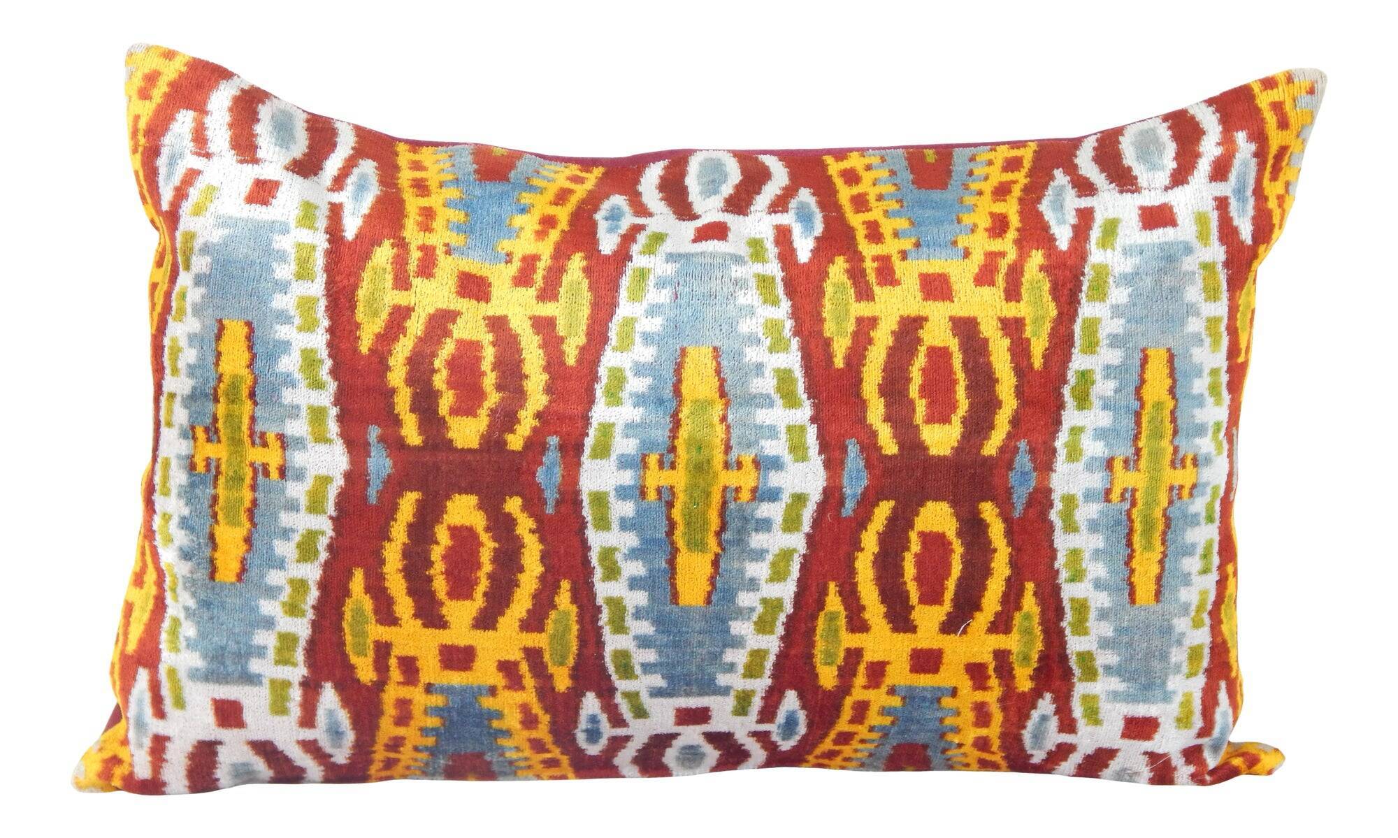 Vintage ikat cushion cover 61x41 cm