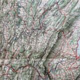 Carte ancienne genève, lausanne, thonon, nantua, annecy