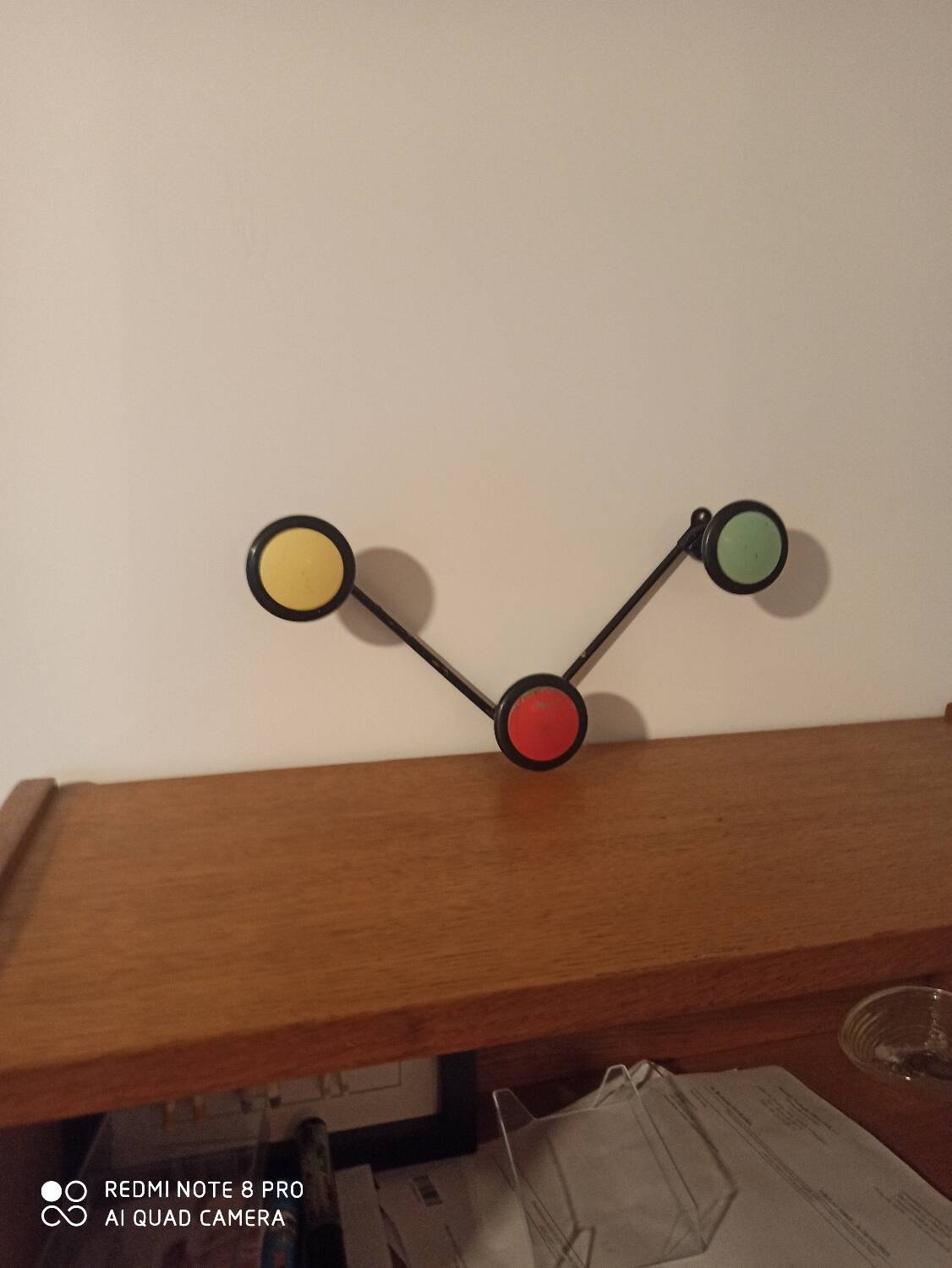 Vintage wall coat rack