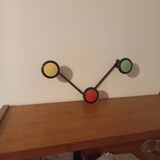 Vintage wall coat rack