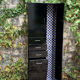 Satin black vintage wardrobe 1970