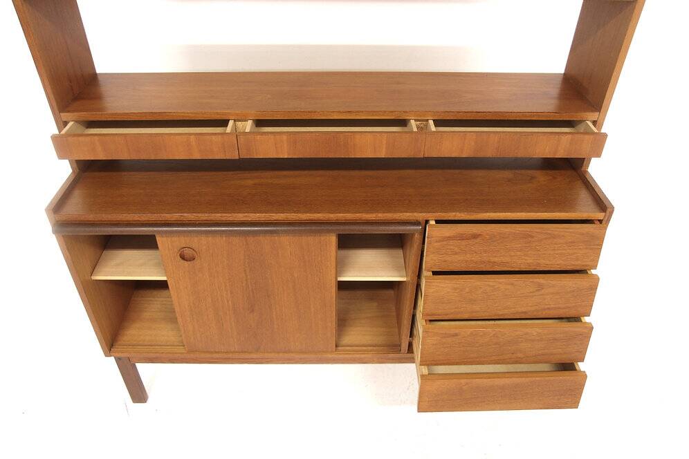 Scandinavian teak secretary desk, Sweden, 1960