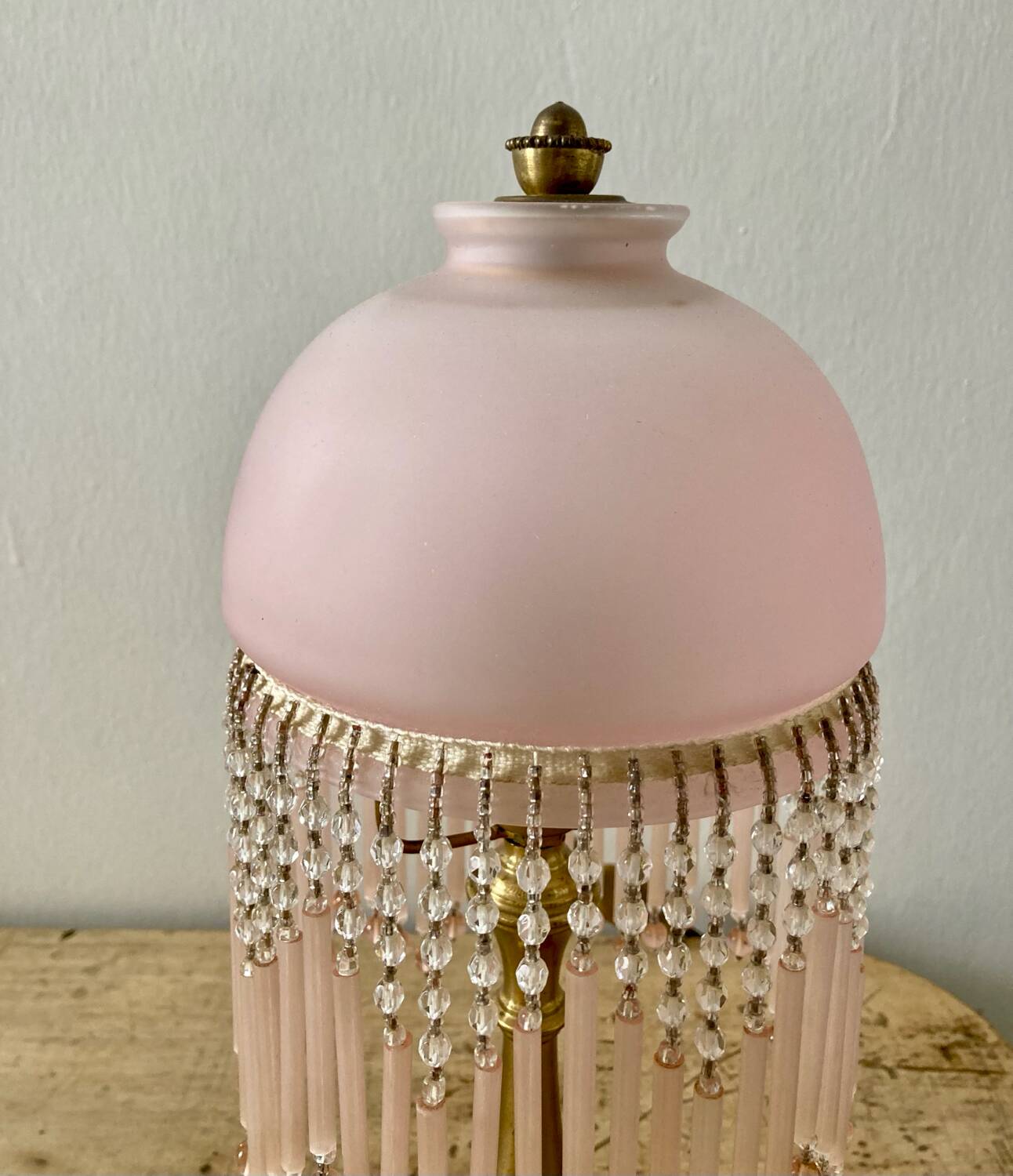 50s tassel lamp