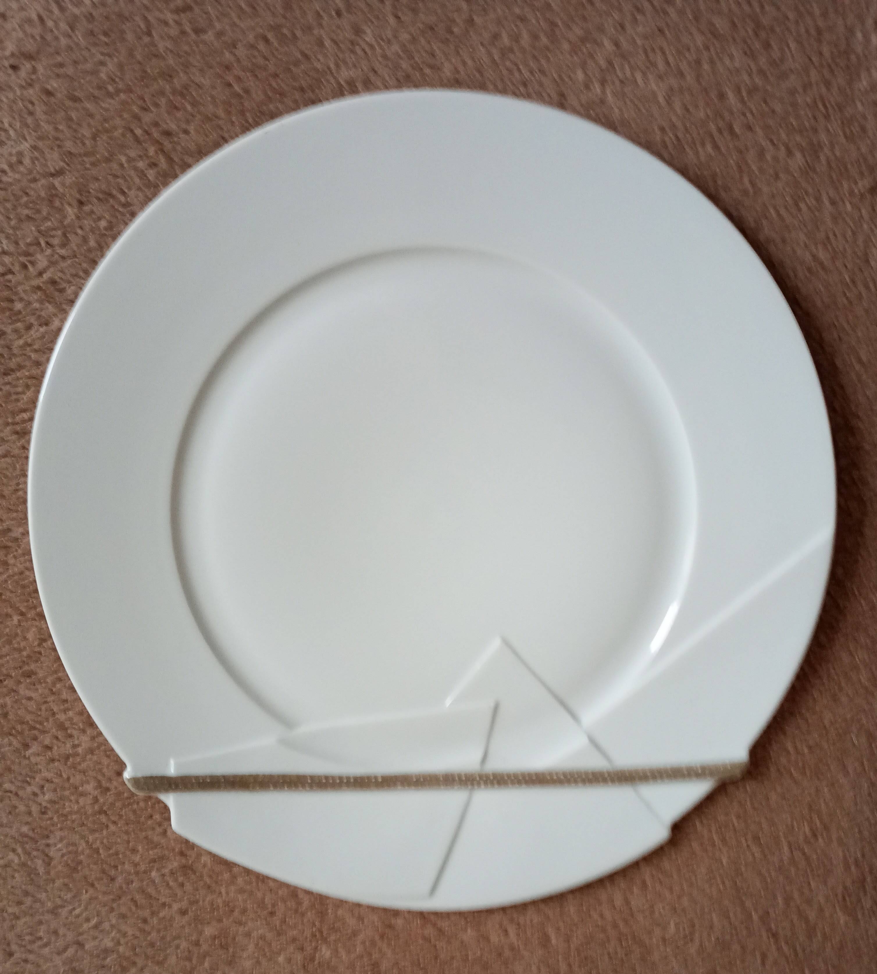 Haviland Limoges trompe-l'oeil plate