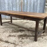 Antique solid oak farm table