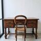 Bureau ancien en bois brun