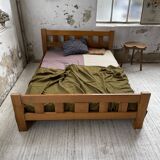Maison Regain solid double bed 140 cm
