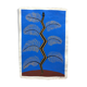 Painting Camille Cabanes - Blue Plant Snake