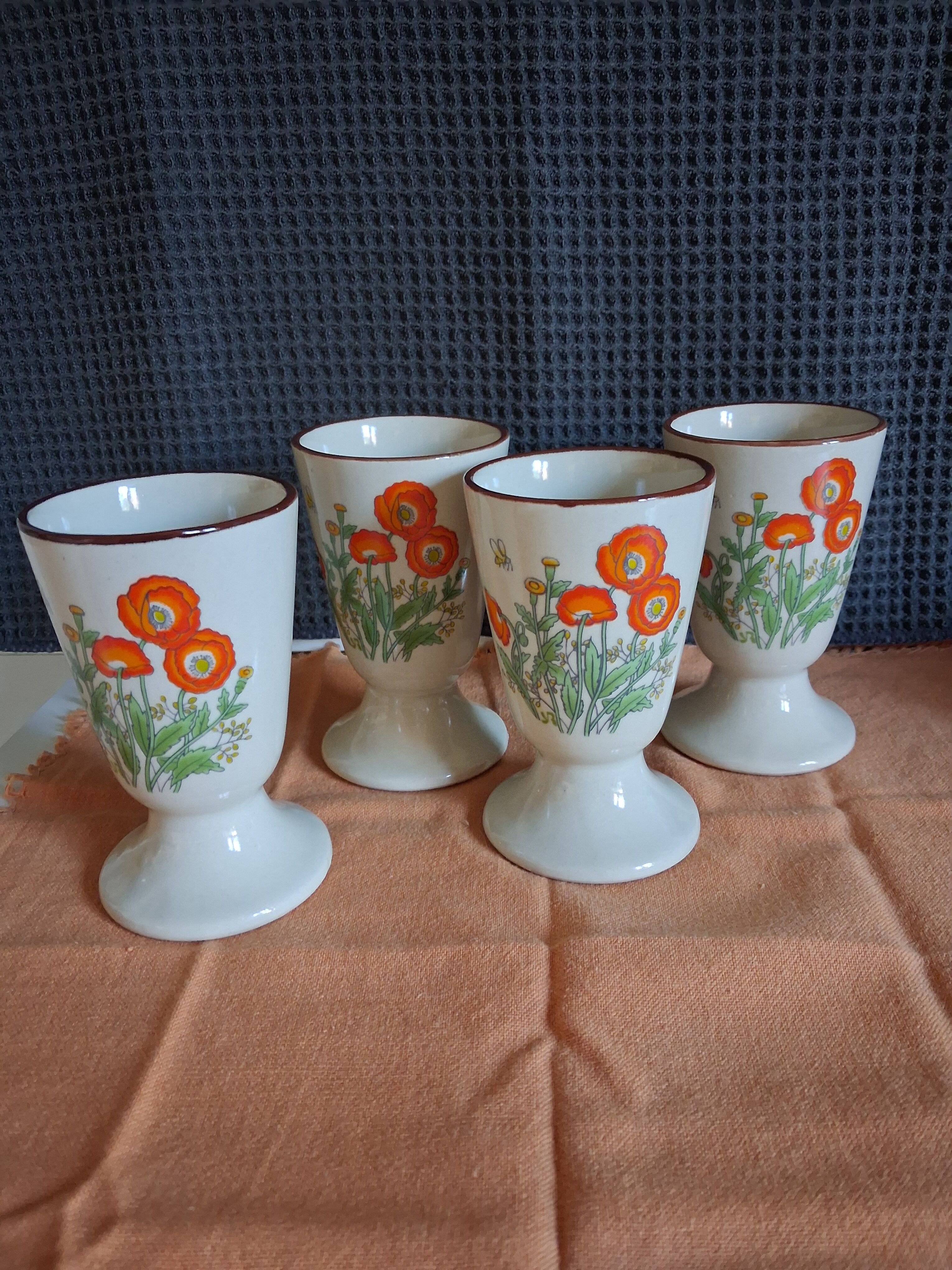Mazagrans vintage motif floral