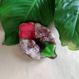 Vallauris vintage leaf ashtray bowl empty pocket
