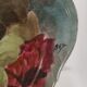 Decorative oval flat Limoges UC France
