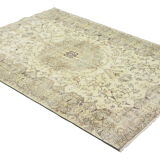 Anatolian handmade vintage rug 235 cm x 167 cm