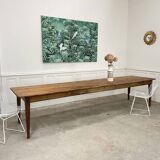 Large 1940s table with spindle legs