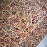 Former carpet Persian Kashaan done hand 125cm x 192cm 1910 s