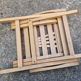 Small folding wooden child's chair, 1950s