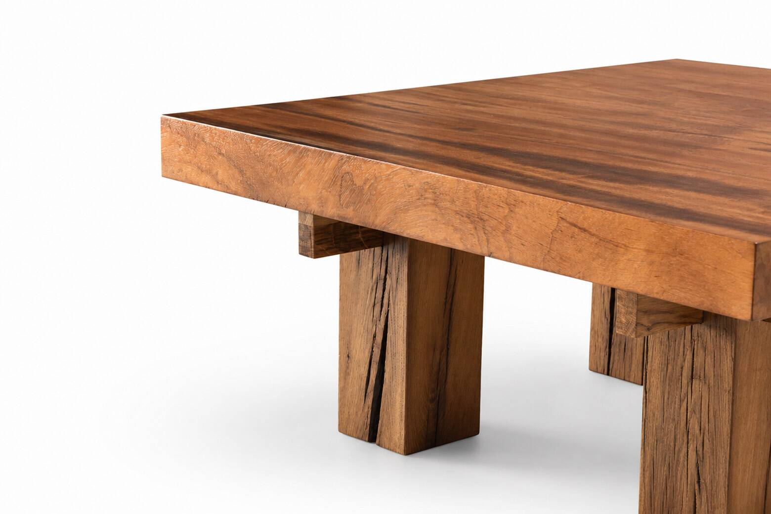 Exotic wood coffee table - model cent-six - timeless design