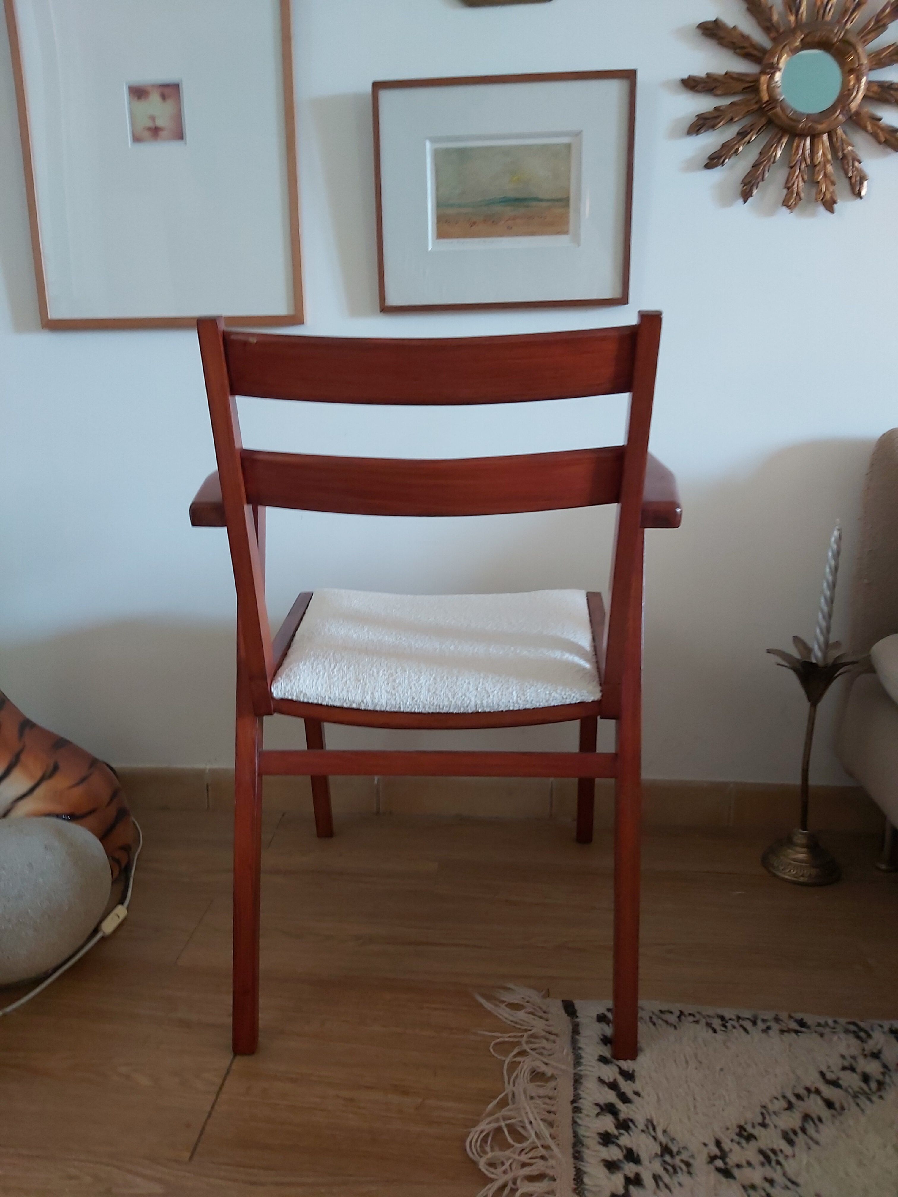 Vintage teak armchair