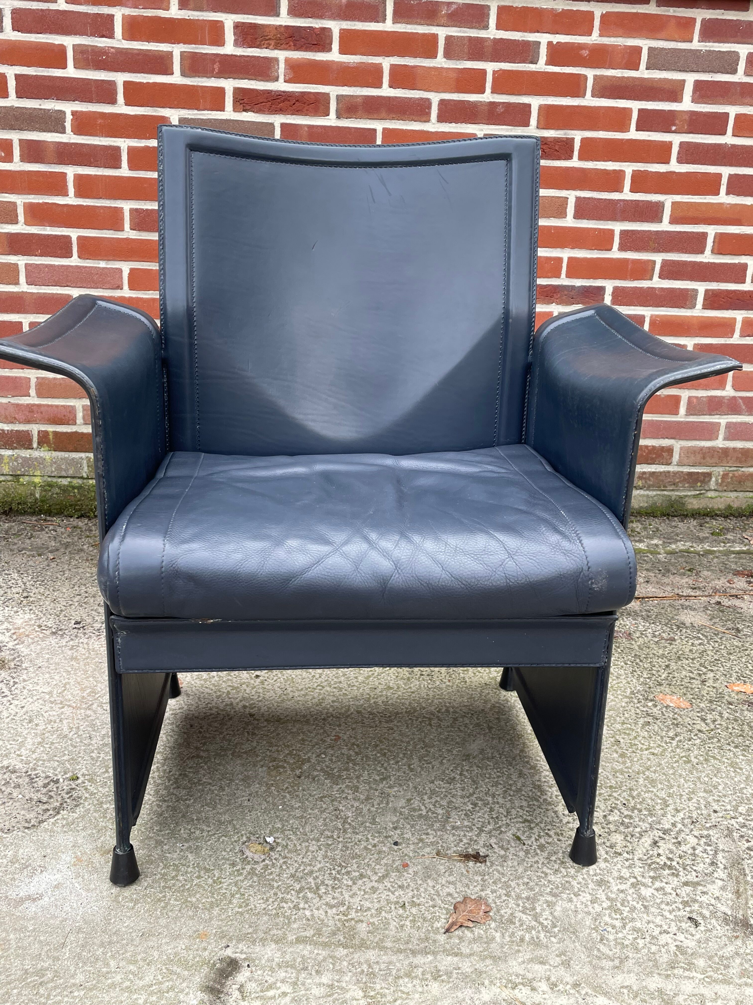 Vintage Tito Agnoli for Matteo Grassi dining chair Design