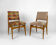 Pair of chairs Mid-Century Modern, France, circa 1950