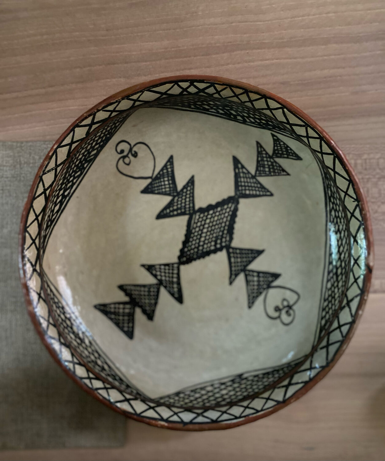 Assiette berbère sejnane