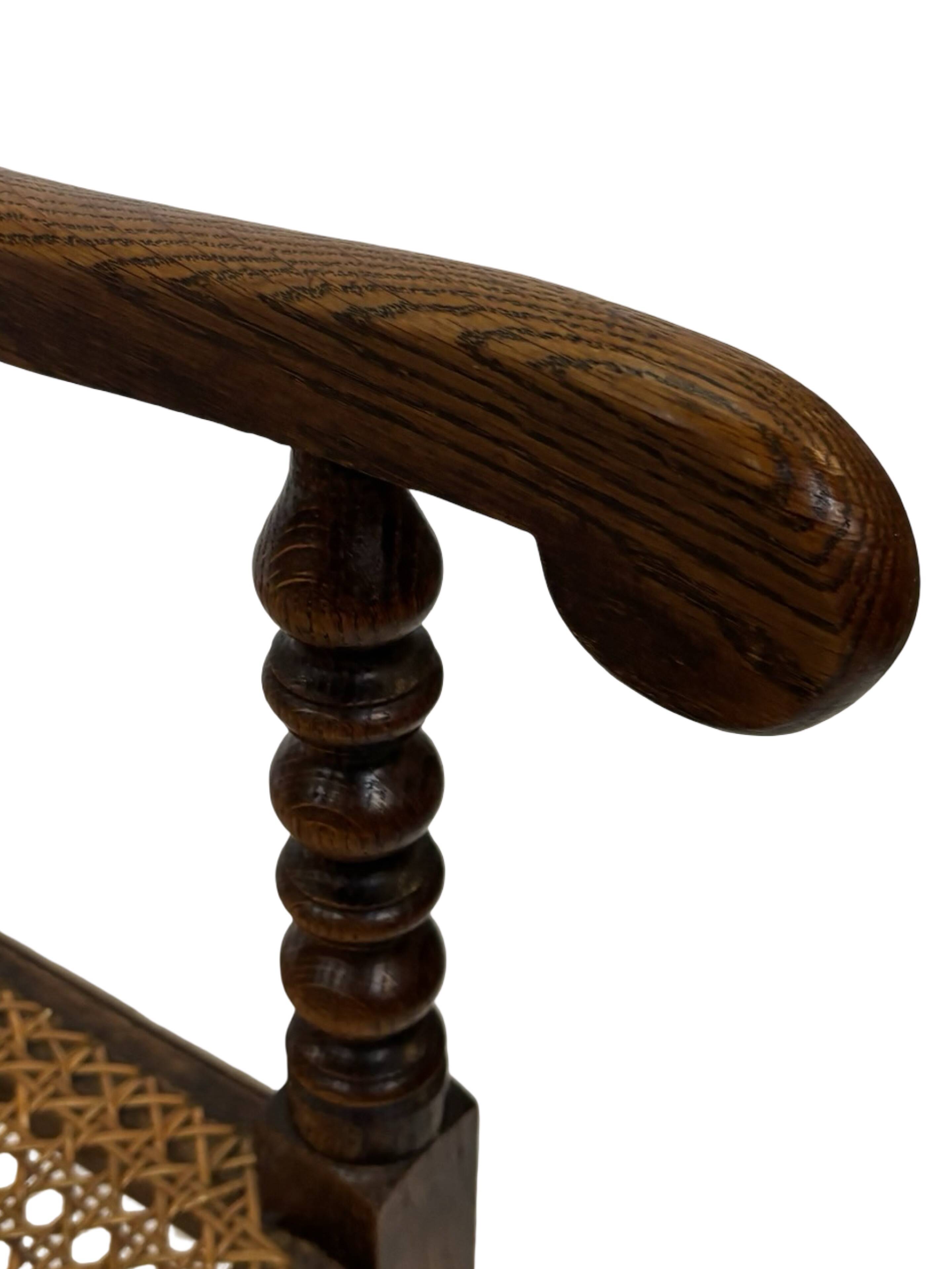 Art Deco chair minimalist oak wicker minimalist design