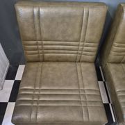 Ensemble suite de 3 chauffeuses fauteuils Vintage