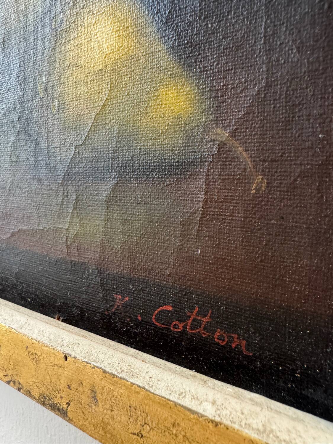 Still life painting K. Cotton