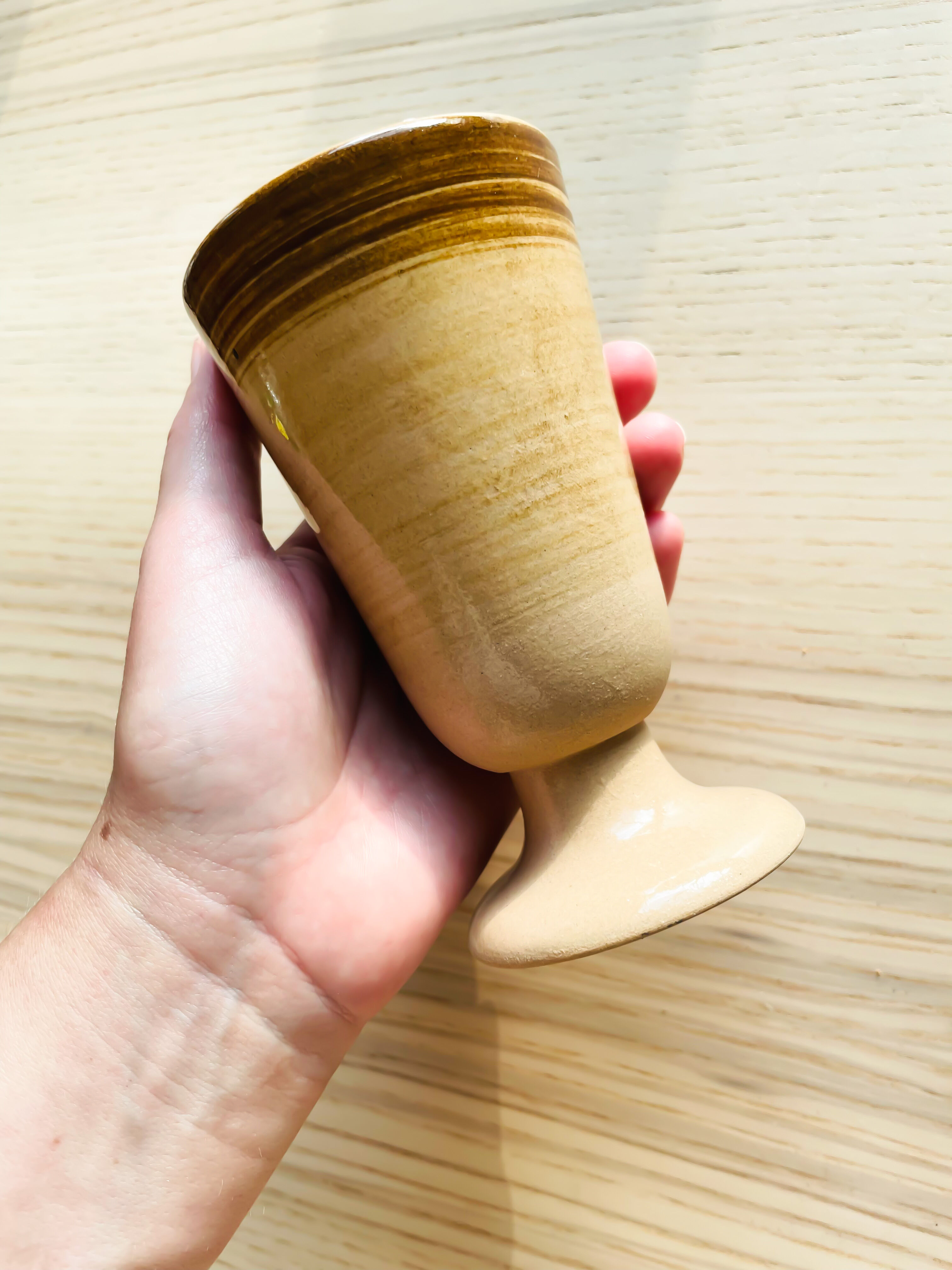 Set of 3 ceramic mazagrans