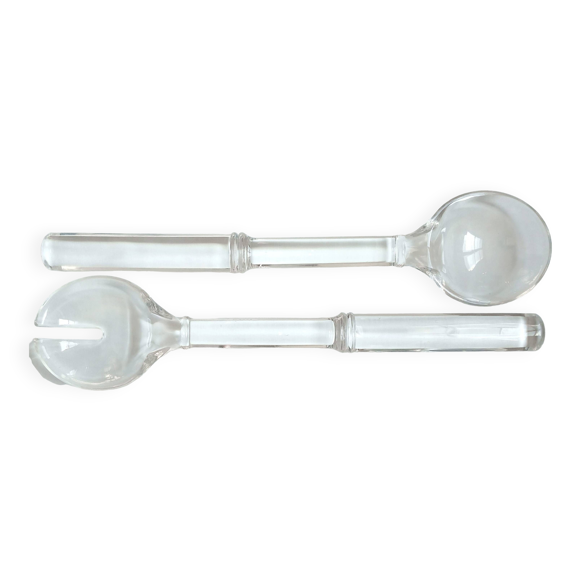 Guzzini plexiglass salad servers 32 cm