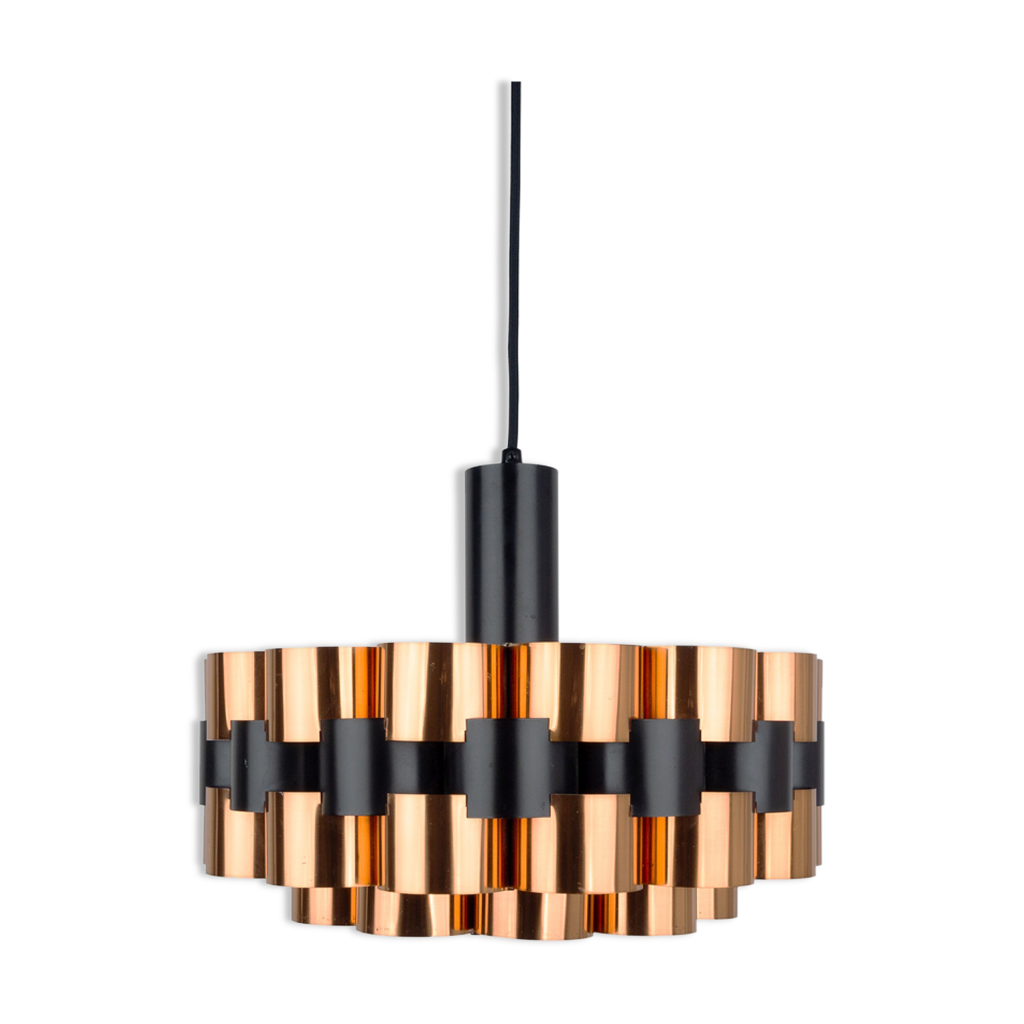 Danish vintage pendant lamp by Werner Schou, Coronell Elektro, 1960s