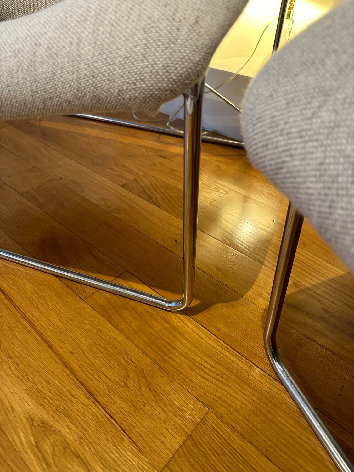 Pair of “Cubic” armchairs by Olivier Mourgue