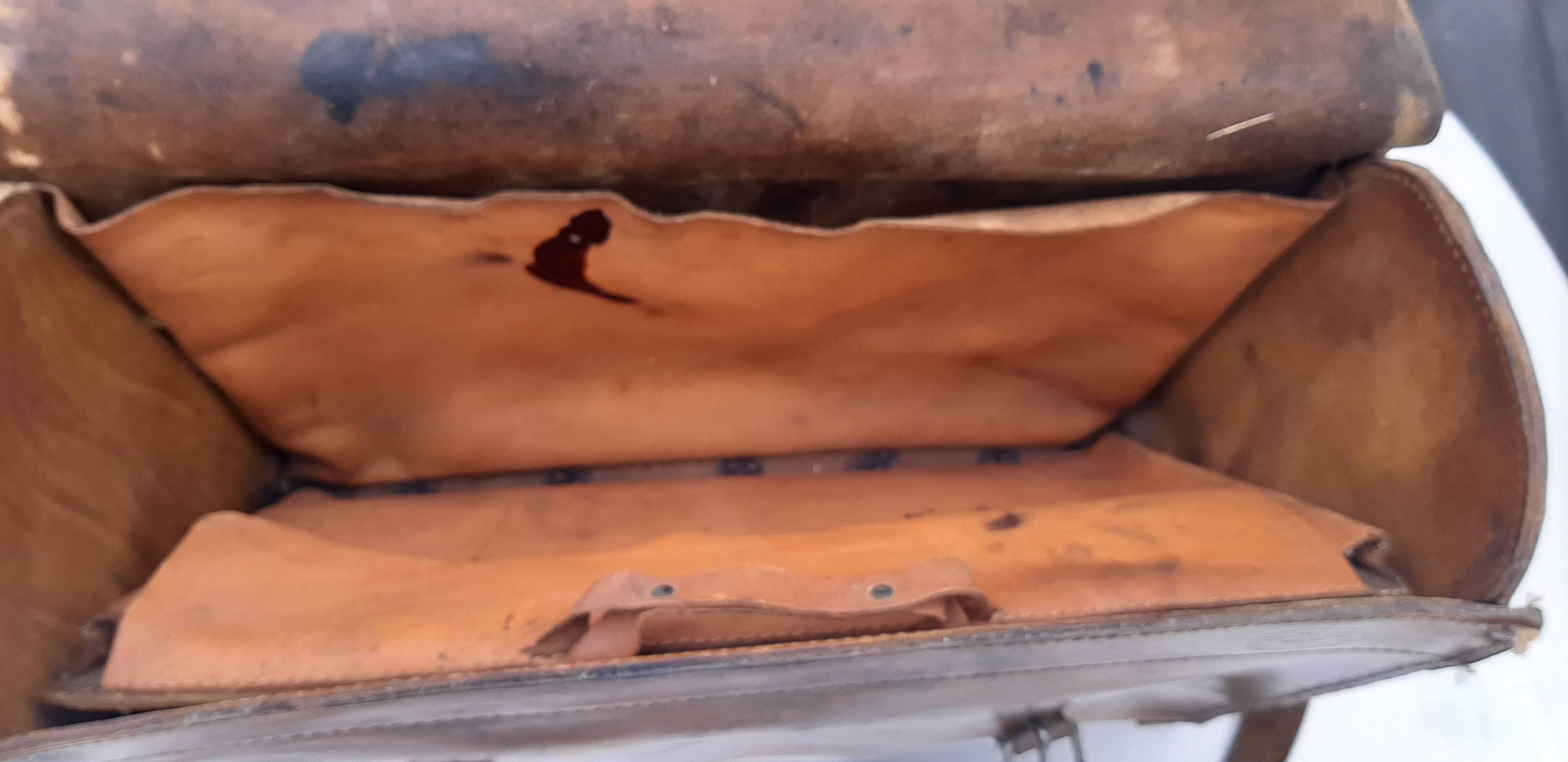 Edf leather work bag