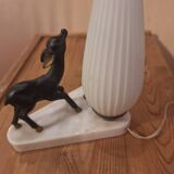 Vintage bedside lamp with bambi