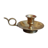 Brass cellar rat candlestick