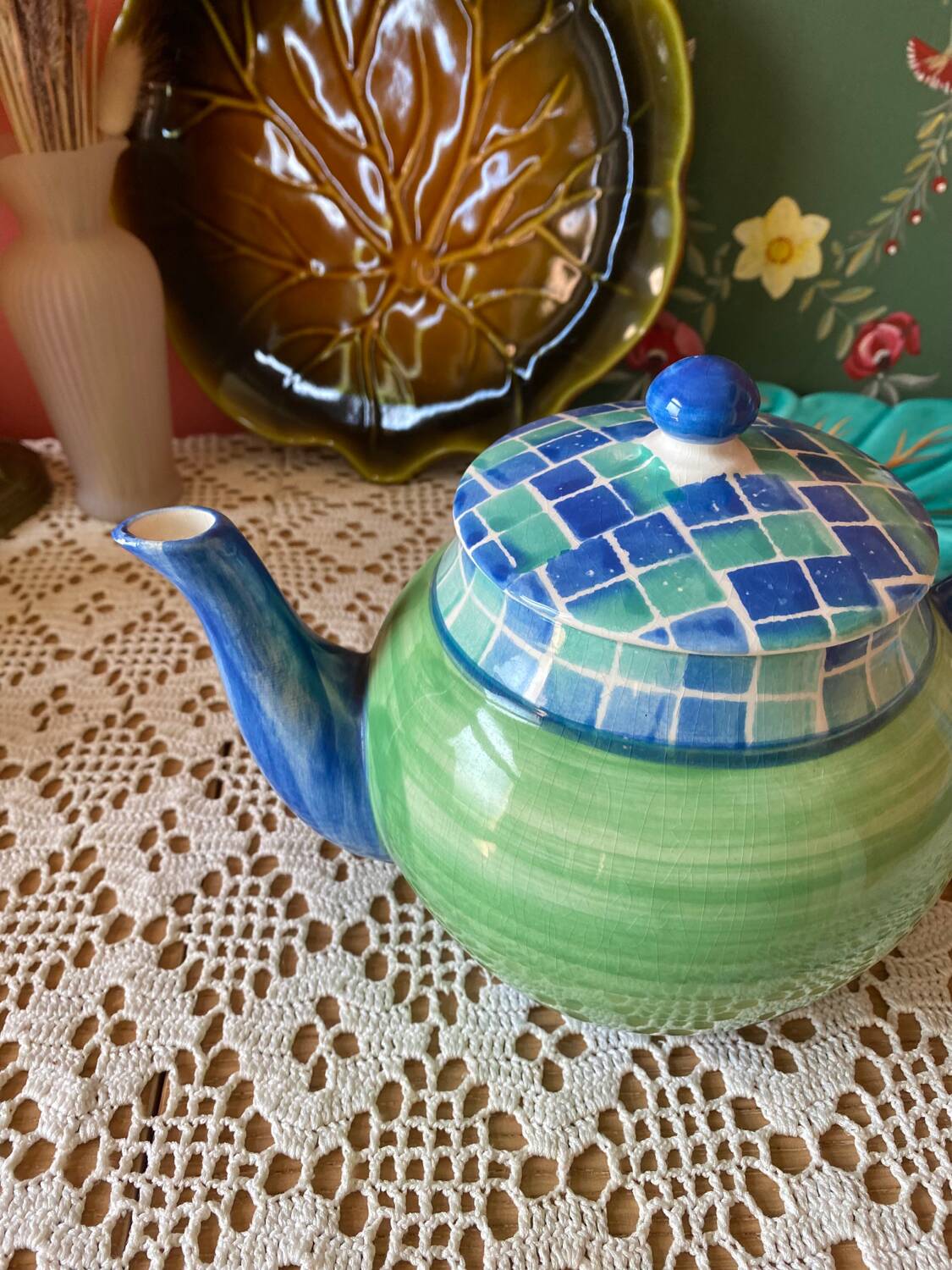 Colorful teapot
